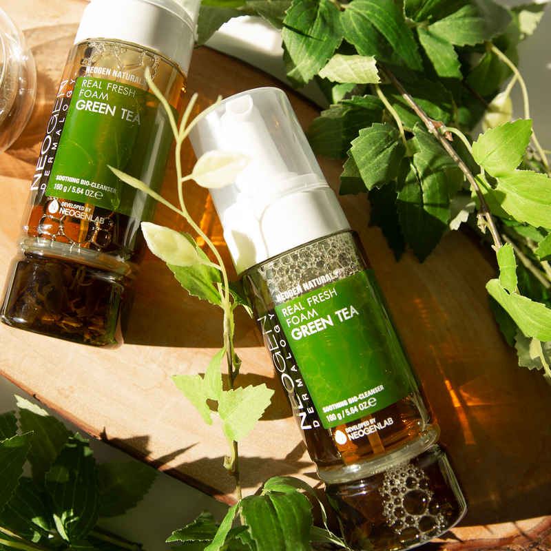 [NeoGen] Dermalogy Real Fresh Foam Cleanser Green Tea 160g