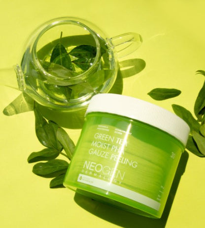 [NeoGen] Green Tea Moist PHA Gauze Peeling 30 Pad