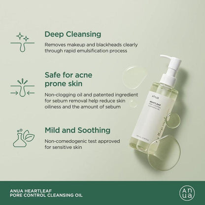 [Anua] Heartleaf Pore Control Cleansing Oil 200ml