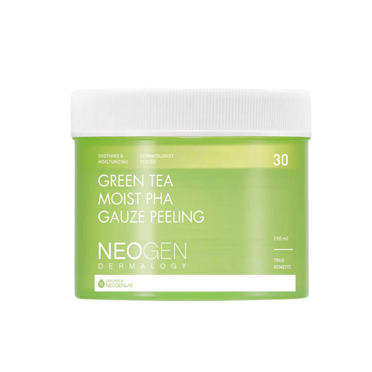 [NeoGen] Green Tea Moist PHA Gauze Peeling 30 Pad