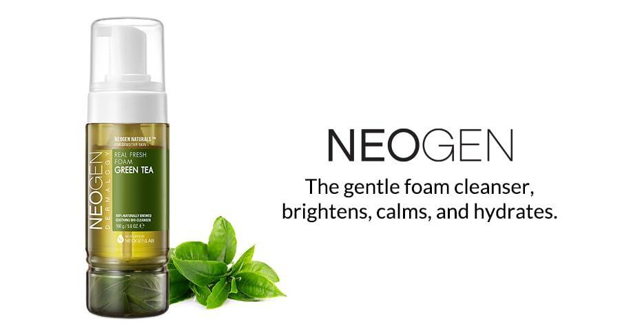 [NeoGen] Dermalogy Real Fresh Foam Cleanser Green Tea 160g