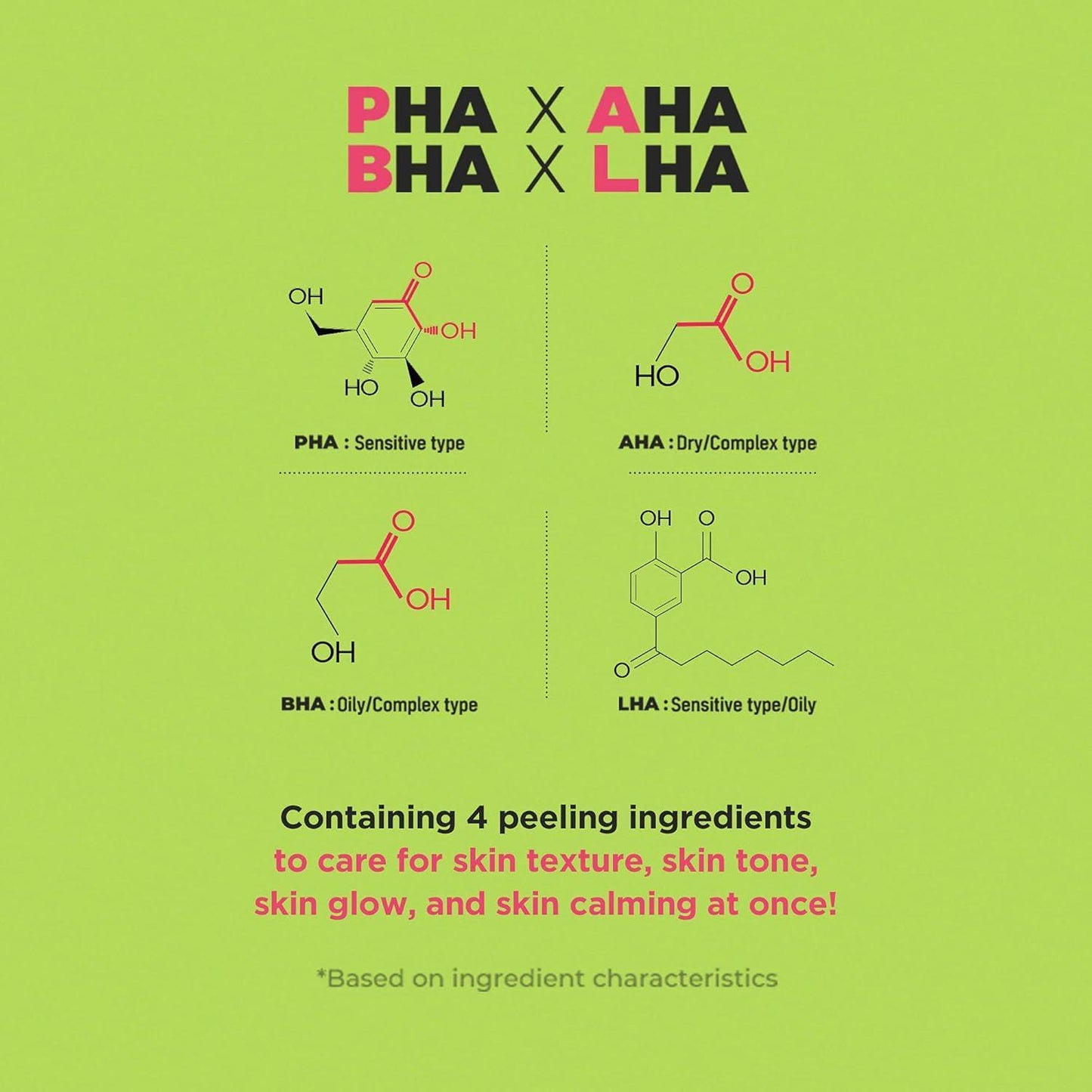 [NeoGen] Green Tea Moist PHA Gauze Peeling 30 Pad